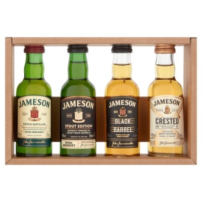 Jameson Irish Whiskey Miniatur Set 4 x 0,05 Liter - 4 x 0,05 L / 40 % Vol.