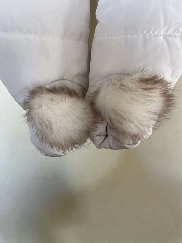 River Island Baby Girls Aged 03 Months cream Pram suit snowsuit