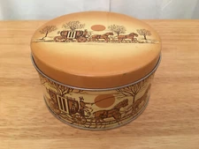 Cherrydale Farms by E. Cherry Sons & Co. Vtg. Cashew Butter Crunch Tin, Phil. PA