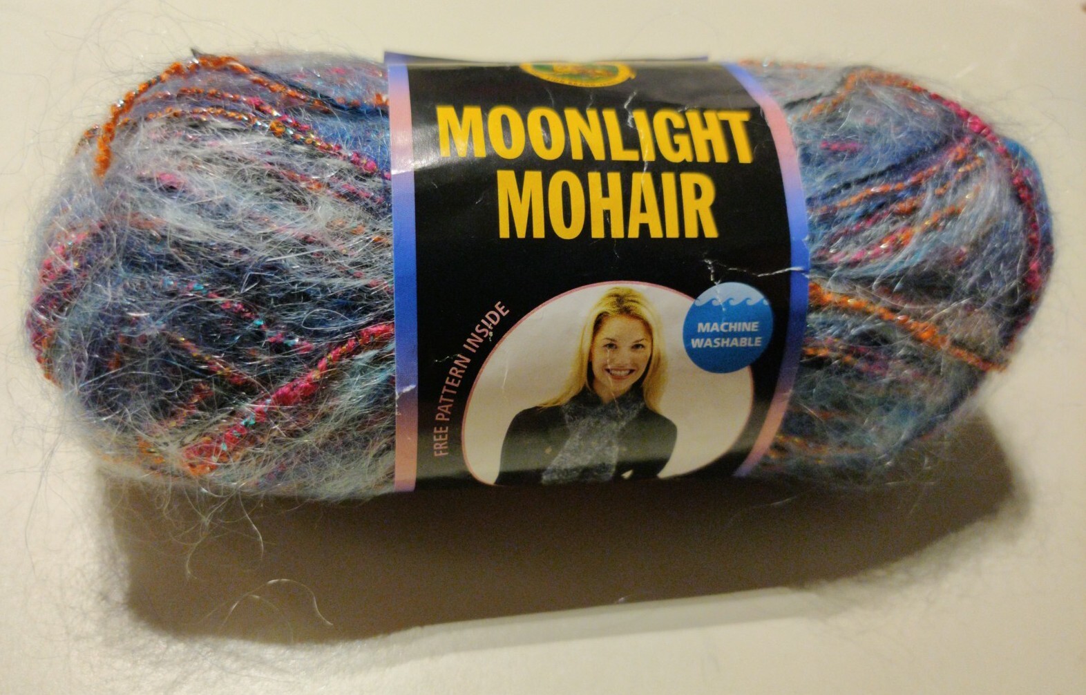 Lion Brand Moonlight Mohair Yarn Coral Reef Yarn Crochet Knit Craft