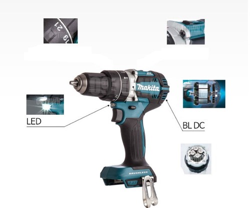 Makita DHP484 Hammer Drill 18V XPT BL 