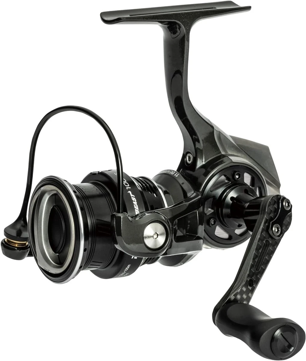 Moulinet Abu Garcia Noir Max SP20 – 5.1:1, 4 Roulements, Rouge/noir – Avec Ligne