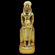 RARE ANCIENT EGYPTIAN PHARAONIC ANTIQUE SEKHMET STONE STATUE BC