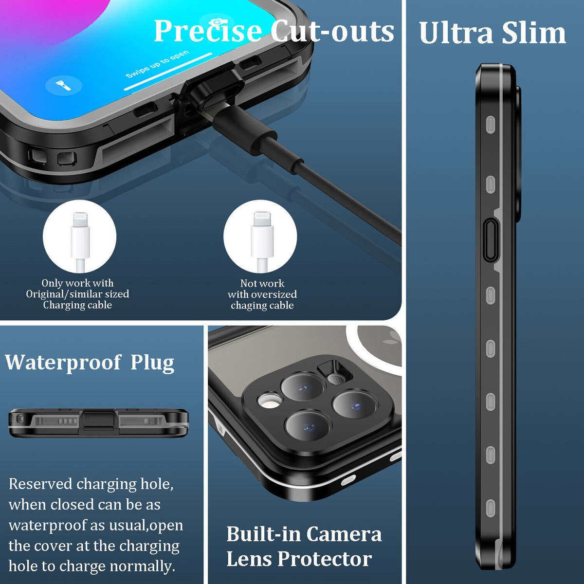CUSTODIA COVER PER IPHONE 13 14 15 PRO MAGSAFE MAGNETICA PROTEZIONE