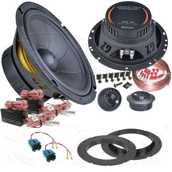 Ground Zero Lautsprecher FüR Citroen C3 Picasso Ab 2009 Front Vorn 150W #Ajmp-image