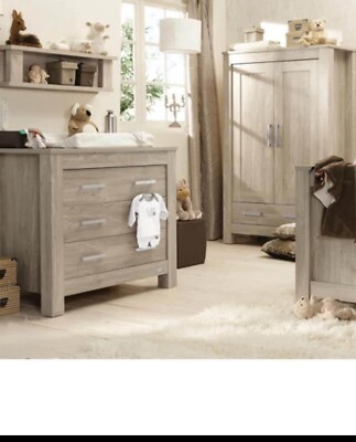 Babystyle Bordeaux Ash Piece Nursery Furniture UK
