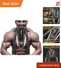 Adjustable Arm Exerciser Steel 22-440lbs Hydraulic Grip Strength Training Fit...