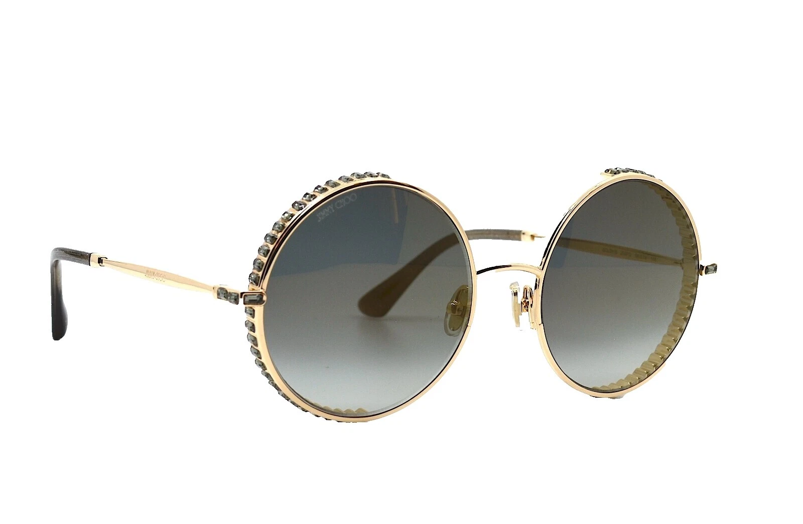 Jimmy Choo Round Mirrored Sunglasses for Women