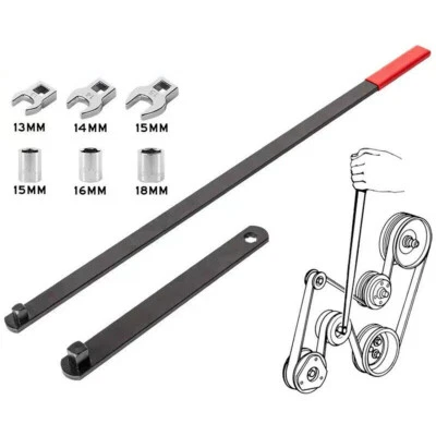 Universal Timing Serpentine Belt Tension Tensioner Setting Tool Kit 1/2" 3/8" 8x