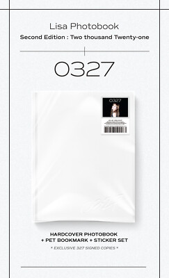 BLACKPINK LISA PHOTO BOOK 0327 VOL.2 SECOND EDITION/PhotoBook+Book