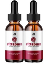 (2 Pack) Vittaburn Drops Healthy Formula – Vitta burn Drops All Natural Healthy