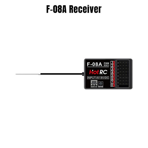 HotRC 8CH DS600 RC Transmitter 2.4GHz Radio Remote Controller PWM GFSK Receiver - Picture 18 of 18