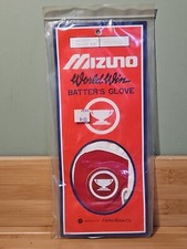 Vintage Mizuno World Win Pro Batters Glove Adult M/RH White/Red Vintage NOS