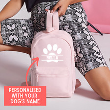 Personalised Dog Backpack, Dog Rucksack, Doggy Daycare Bag, Doggy Backpack, Pet