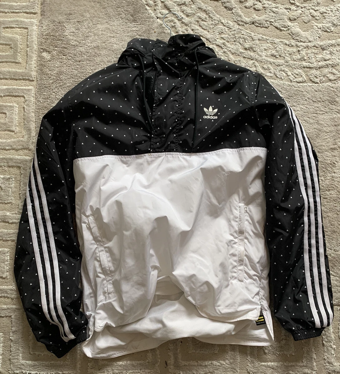 adidas Pharrell Williams HU Wind Breaker veste noire taille M COMME NEUVE