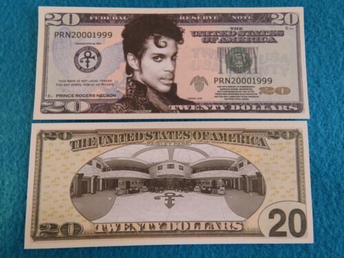 PRINCE "Rogers Nelson" Paisley Park Estate ~ $1,000,000 One Million Dollar Bill - Picture 1 of 1