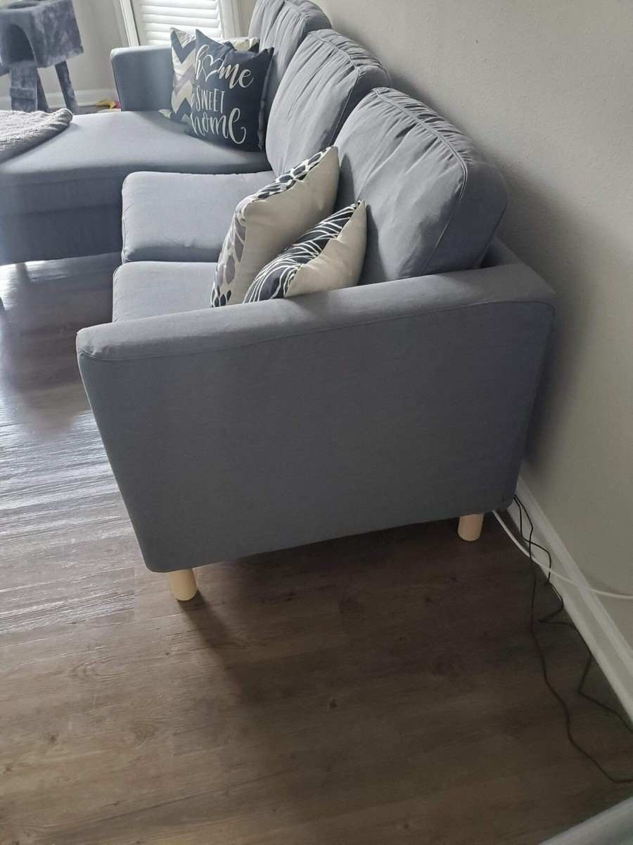 IKEA PÄRUP ソファ ライトグレー PÄRUP sofa with chaise, Vissle gray - IKEA US