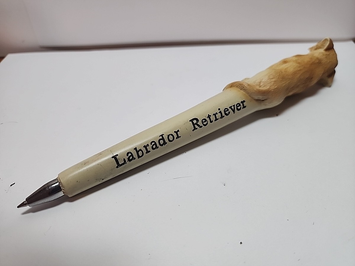 Detailed Figural Labrador Retriever Ink Pen 1/4