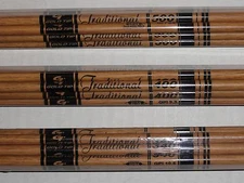 Gold Tip Traditional Carbon Arrow Shafts, 340, 400, 500, or 600. Dozen Pack