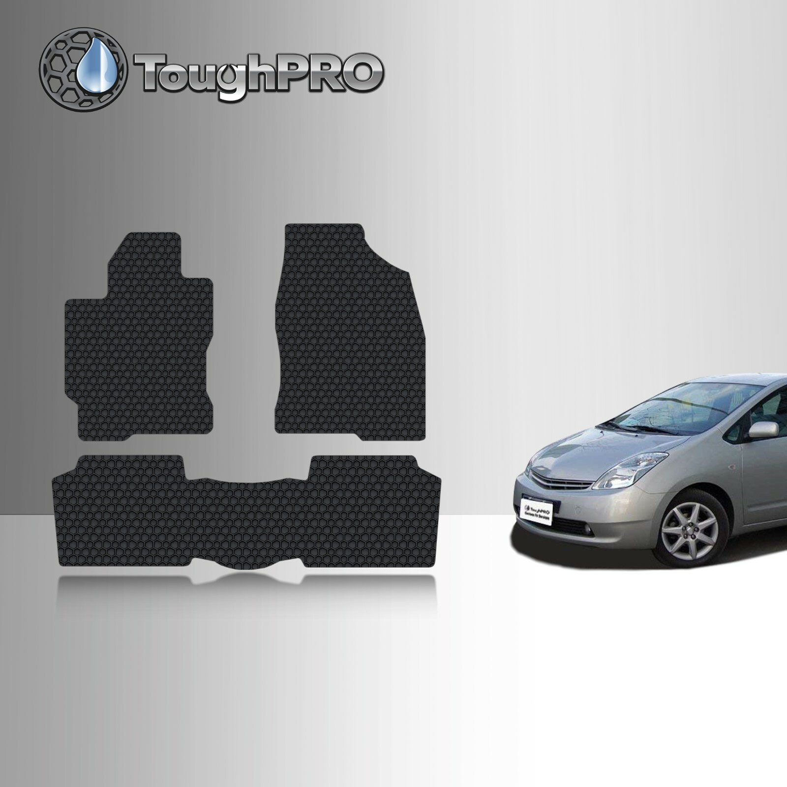 ToughPRO Floor Mats Black For Toyota Prius All Weather Custom Fit 2004 ...