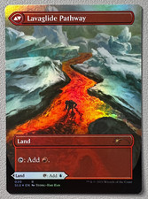 Lavaglide Pathway Riverglide Pathway MTG Magic Secret Lair #020 English