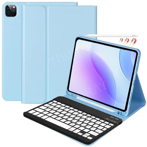 Tastatur Hülle mit Stifthalter Für iPad 11./10./9./8.Gen Pro Air 11" M2 M3 2025 - Bild 6 von 87