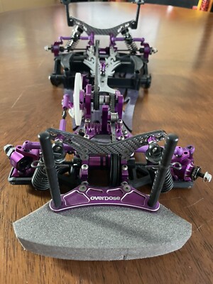 Very Cool RC Drift OD and HPI Overdose Purple Double chassis In