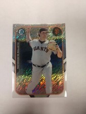 CLAYTON BLACKBURN  2015 BOWMAN CHROME THE FARM'S FINEST MINI CARD #FFM-CBL (PWE)