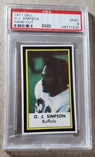 1971 Dell Hand Cut O.J. Simpson PSA 9 Buffalo Bills