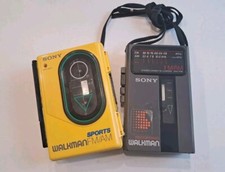Sony Sports Walkman Radio Cassette Player WM-F45 And Sony Wm-F46 