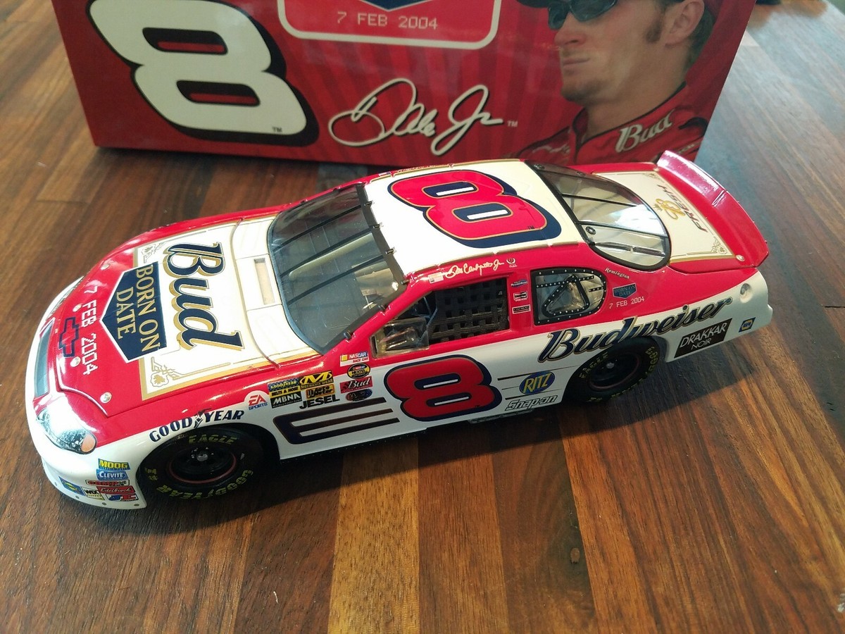 Dale Earnhardt Jr. LE #8 Budweiser / Nextel Born On Date 2004 Monte Carlo 118 Die Cast Car