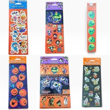 CHOICE BUNDLE -NOS VTG Halloween Stickers y2K Alien Powderpuff Rugrats Unopened