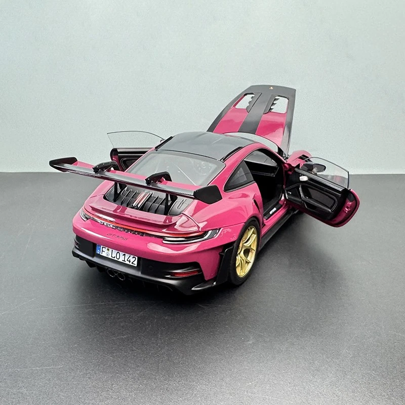 Modelo de coche de aleación NOREV 1:18 Porsche 911 992 GT3 RS 2022 regalo Foto 3 de 4