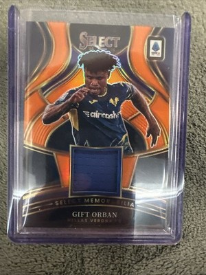 2025-26 Panini Select Serie A Gift Orban Orange Patch /49 #SW-GO