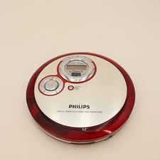 Philips Expanium EXP3362/17 Portable MP3 CD Player Red Silver Vintage 2004 PARTS