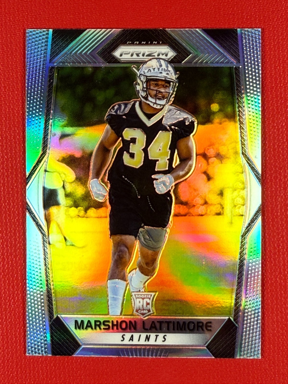 2017 Panini Prizm - Marshon Lattimore #272 Silver Prizm (RC)