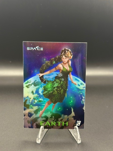 Cardsmiths Currency Space Series - Solar System Refractor Earth #SS3