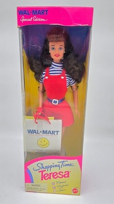 Vintage Barbie Shopping Time Teresa Doll 18232 Walmart Special Edition NIB E3