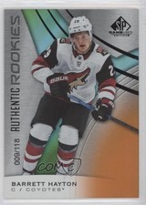 2019 SP Game Used Authentic Rookies Orange Rainbow /118 Barrett Hayton #164 0ks3