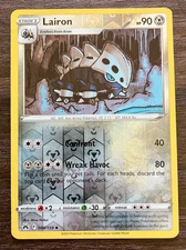 REVERSE HOLO Lairon 088/159 - 2023 Pokemon Crown Zenith Uncommon Card - CLEAN