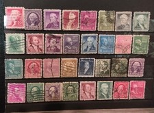 LOT TIMBRES ANCIEN USA   DIVERS