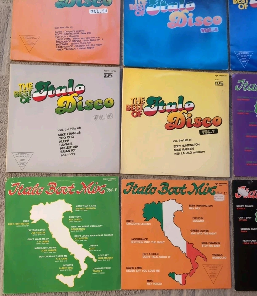 10 x LP The Best Of Italo-Disco Vol.4,7,11,12,16 & Italo Boot Mix Vol.5,7,8,9,11 - Bild 3 von 4
