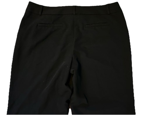 WHITE HOUSE BLACK MARKET Women's Black Wide Leg Dress Pants Sz. 12 - Picture 6 of 6