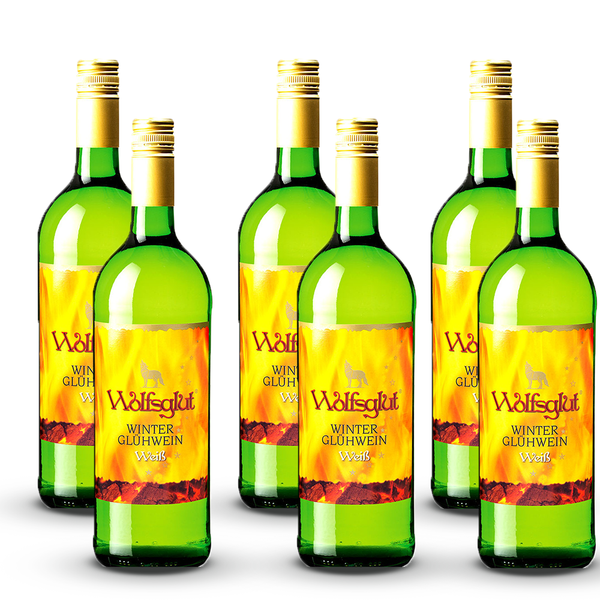 Wolfsglut GlüHwein Weiß, Sortenreines Weinpaket (6X1,0L)-image