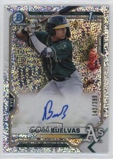 2021 Bowman Chrome Prospects Speckle Refractor 142/299 Brayan Buelvas Auto 7i2