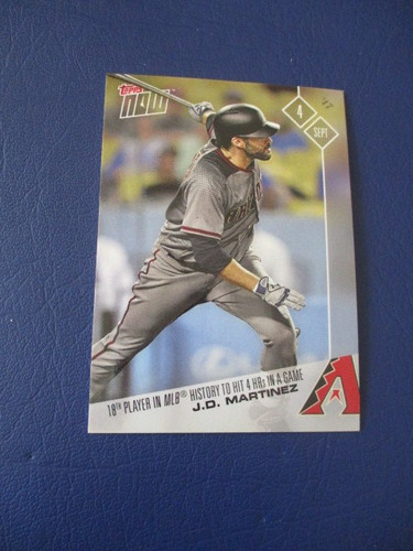 2017 Topps Now 563 J.D. Martinez