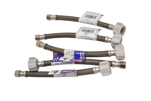 BrassCraft PSB855 Toilet Connector Hoses Speedi Plumb Plus 9in 7/8 X 3/8 Lot 5