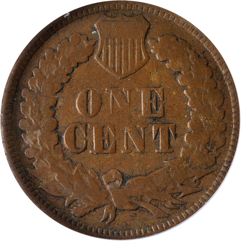 1869 Indian Cent ICG VG8 Great Eye Appeal Nice Strike - Image 2 of 4