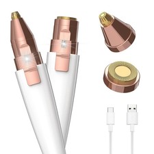 Eyebrow Razor,Facial Hair Removal for Women, USB Rechargeable , 2 in 1 Eyebr...