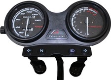 Motocykl Zestaw wskaźników Prędkościomierz Prędkościomierz Wskaźnik paliwa Km/h Czarny